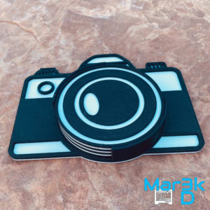 Camera Coaster Set | Photography | Home Decor | Camera Body | Lens Coaster | Photographer | 3D Printed
