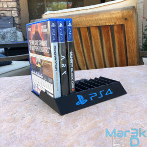 PS4 PS5 Game Case Stand | 3D Printed | Playstation | Game stand | Game collector | Stand | PS - Image 2
