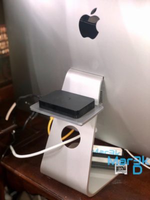 iMac Hidden Storage Shelf | 3D printed | Office | Apple Accessory | External Hard drive