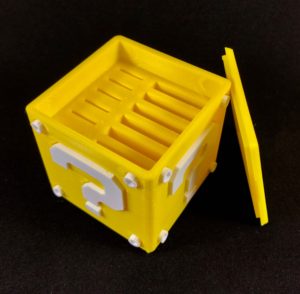 Nintendo Switch Game Case | 3D Printed | Mario | Power-Up | Storage | Video Games | SD Card