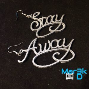 Post Malone Stay Away Earrings | tattoo | face tat | Posty