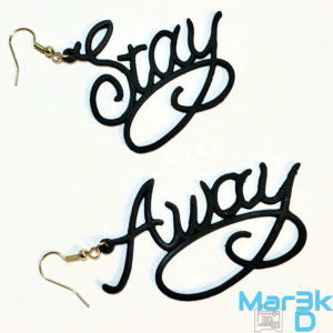 Post Malone Stay Away Earrings | tattoo | face tat | Posty - Image 2