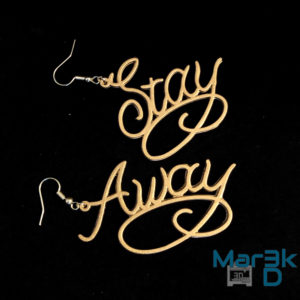 Post Malone Stay Away Earrings | tattoo | face tat | Posty - Image 3