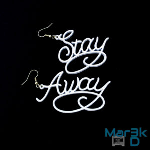 Post Malone Stay Away Earrings | tattoo | face tat | Posty - Image 5
