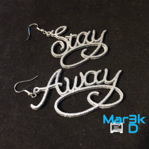 Post Malone Stay Away Earrings | tattoo | face tat | Posty - Image 6