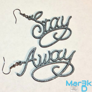 Post Malone Stay Away Earrings | tattoo | face tat | Posty - Image 8