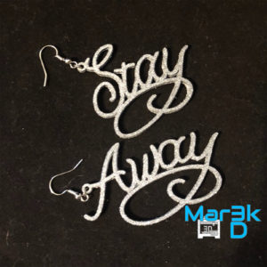 Post Malone Stay Away Earrings | tattoo | face tat | Posty - Image 9