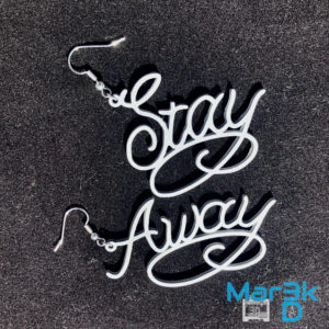 Post Malone Stay Away Earrings | tattoo | face tat | Posty - Image 10