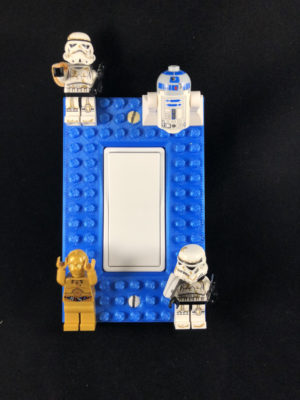 Single Gang | Dual Gang | Triple Gang | Quad Gang | Decora Light Switch | 3D Printed | Kids Room | Cool Gift | Compatible with LEGO® - Image 2