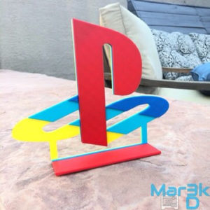Sony PlayStation® PS1 PSX Logo stand sign | 3D Printed | - Image 4