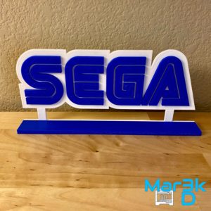 Custom Sega® Sign | 3D Printed | Game Room | Retro | Man Cave - Image 2