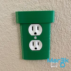Mario Warp Pipe themed Outlet Cover| 3D Printed | Wall plate | Man Cave | Kids room | Game room